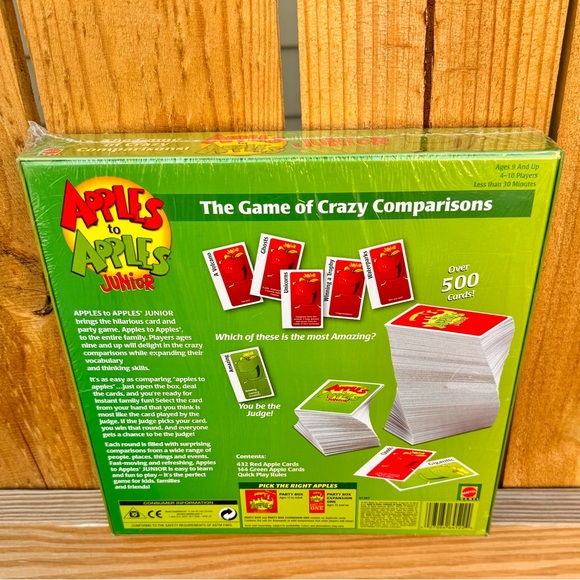 NIB, Apples To Apples Junior Game - Picture 3 of 5